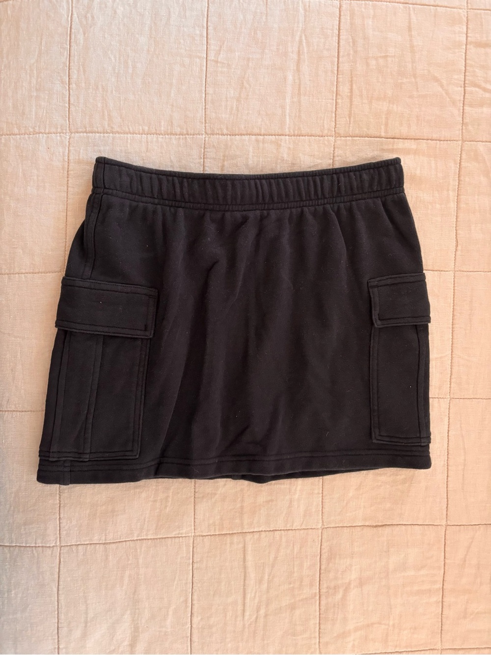 TNA Terry Fleece Cargo Mini Skirt